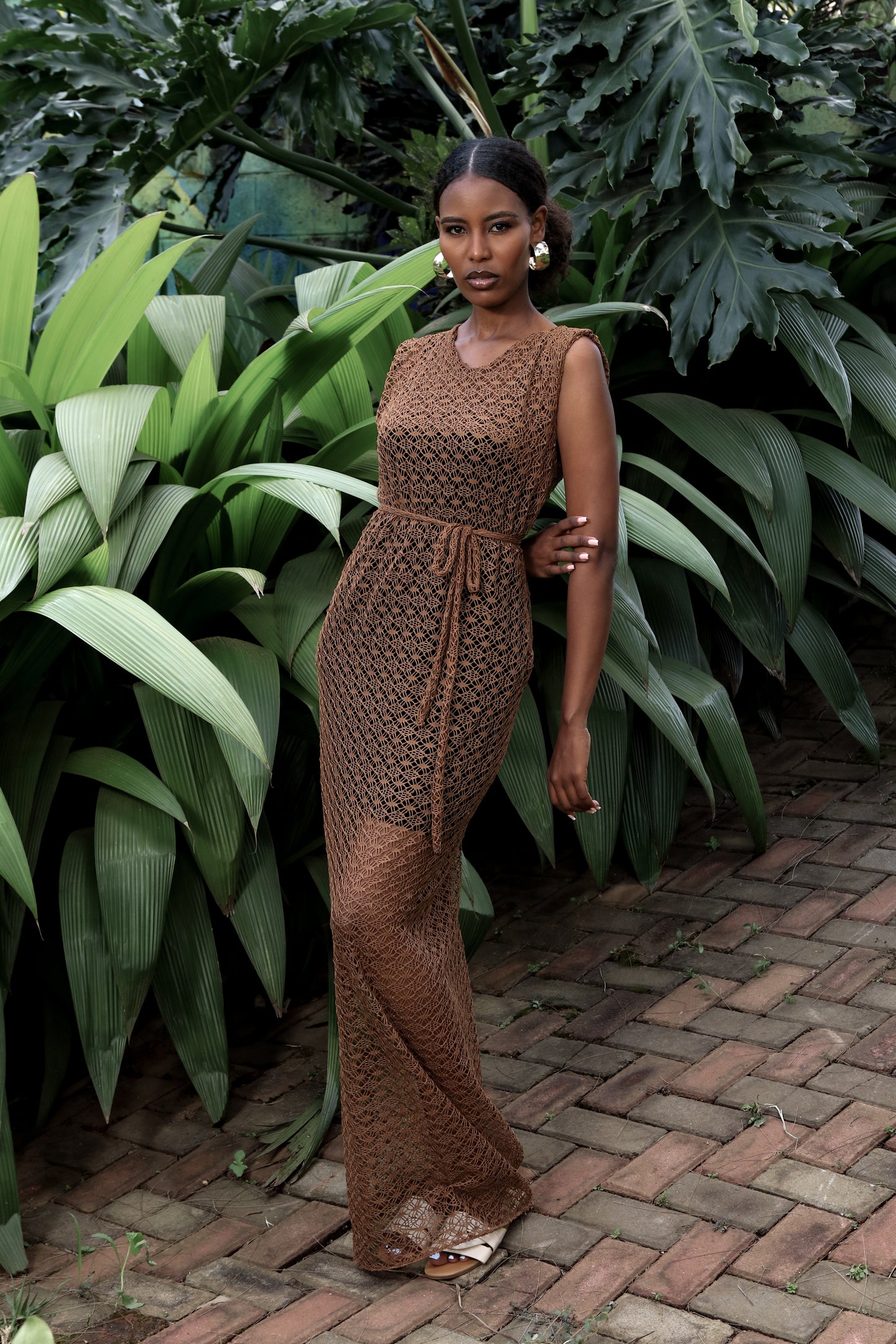 Hazel mesh maxi