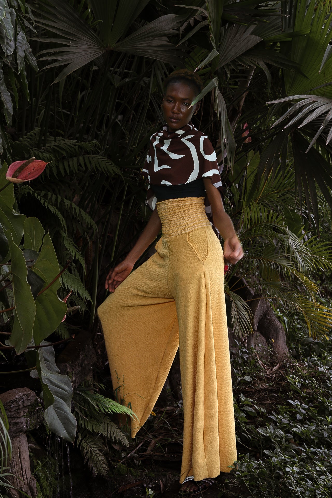 Xona high waist wide pants